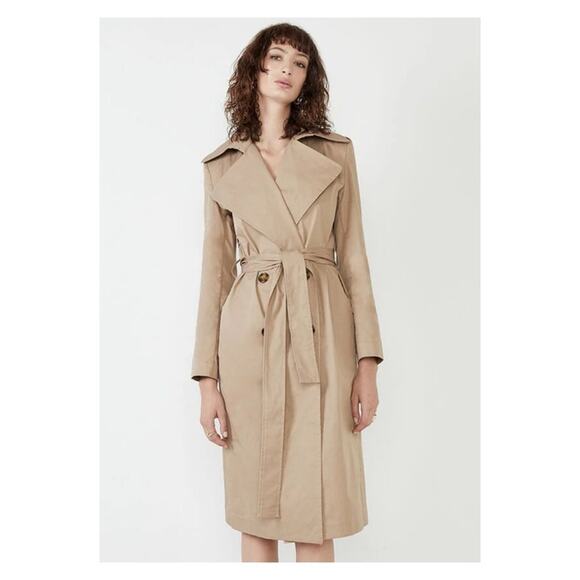 Bardot Jackets & Blazers - NWT‎ Bardot The Classic Belted Trench Coat 10 Tan